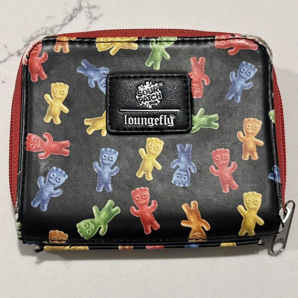 Vegan Faux Leather Loungefly Sour Patch Kid Wallet